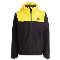 Куртка Adidas BSC 3-Bandes Rain Ready, черный/желтый