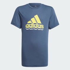 Футболка Adidas Training Aeroready Prime, синий/желтый