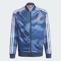 Спортивная толстовка Adidas Originals Allover Print Camo SST, синий/мультиколор
