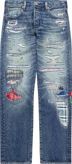 Джинсы CLOT x Levi&apos;s 501 Jeans &apos;Blue&apos;, синий