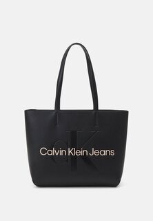 Сумка-тоут Calvin Klein Jeans, черный/розовый