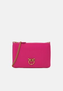 Сумка кросс-боди Pinko Flat Classic Exclusive Vitello Seta, розовый