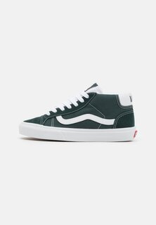 Высокие кроссовки Vans Mid Skool 37 Unisex, темная ель / настоящий белый