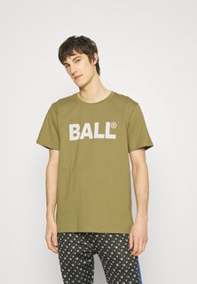 Футболка с принтом BALL, зеленый