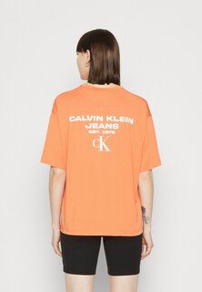 Футболка с принтом Calvin Klein Jeans