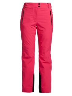 Лыжные брюки Grenoble с высокой талией Moncler Grenoble, розовый