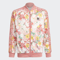 Толстовка Adidas Originals HER Studio London Floral SST, розовый/мультиколор