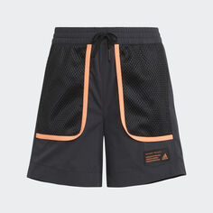 Шорты Adidas YG IMG, черный/оранжевый