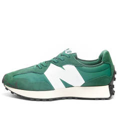 Кроссовки New Balance 327 Team Forest Green, зеленый (Размер 43 RU)