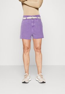 Джинсовые шорты edc by Esprit, фиолетовый