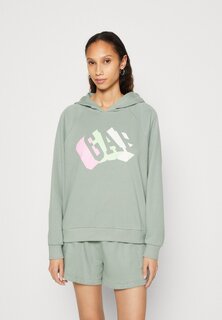 Толстовка GAP Boyfriend Logo Hoodie, шалфей