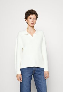 Джемпер Selected Slfhilma Liva Polo Neck, бежевый