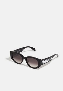 Солнцезащитные очки Alexander McQueen, черный