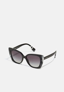 Солнцезащитные очки Burberry, черно-белый