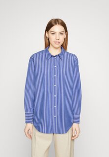 Блуза на пуговицах Gina Tricot, синий