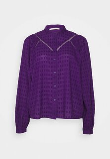 Блузка на пуговицах edc by Esprit, фиолетовый