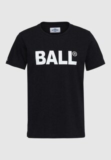 Футболка с принтом BALL, черный
