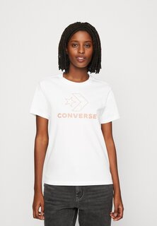 Футболка с принтом Converse, белый