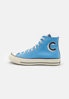Высокие кроссовки Converse Chuck 70 Letterman Unisex, светло-синий / темно-синий