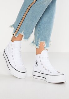 Высокие кроссовки Converse Chuck Taylor All Star Lift, белый / черный