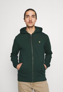 Толстовка на молнии Lyle &amp; Scott, темно-зеленый