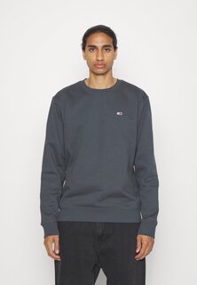 Толстовка Tommy Jeans Regular C Neck, новый темно-серый