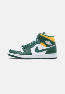 Высокие кроссовки Jordan Air Jordan 1 Mid, благородный зеленый / пыльца