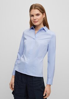 Блуза на пуговицах BOSS, синий