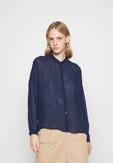 Блуза на пуговицах MAX&amp;Co., темно-синий