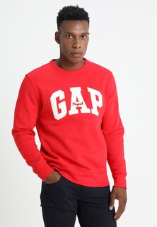 Толстовка GAP Original Arch Crew, чисто-красный