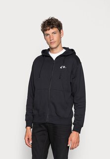 Толстовка на молнии Nike Club Hoodie, черный / черный