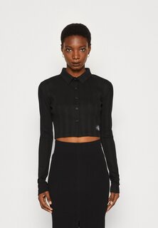 Блуза на пуговицах Calvin Klein Jeans, черный