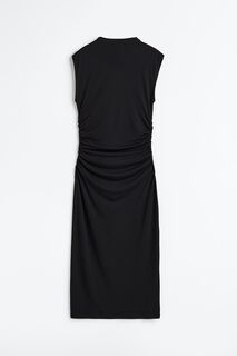 Платье H&amp;M Gathered Bodycon, черный H&M