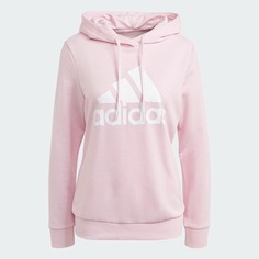 Худи Adidas Sportswear Essentials Relaxed Logo, светло-розовый/белый