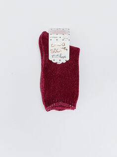 Простые бархатные женские носки для дома LCW Dream