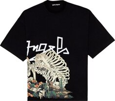 Футболка Palm Angels Desert Skull Over Tee &apos;Black/Multicolor&apos;, черный