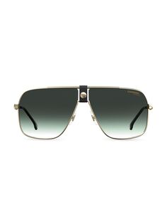 Солнцезащитные очки-авиаторы 1018/S 63MM Carrera, золотой