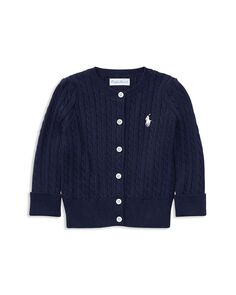 Кардиган вязания косами для девочек - для малышей Ralph Lauren