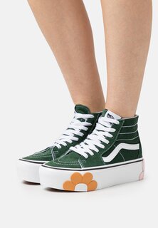 Высокие кроссовки Vans, зеленый/разноцветный