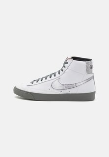 Высокие кроссовки Nike Blazer Mid &apos;77, белый / дымчато-серый