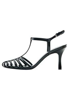 Туфли на каблуке Massimo Dutti, черный