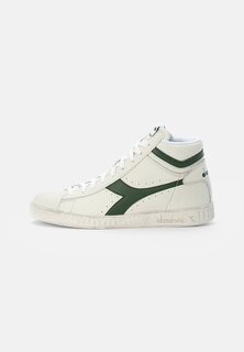 Высокие кроссовки Diadora Game Unisex, белый/зеленый