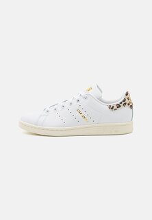 Кроссовки adidas Originals Stan Smith, обувь белый / золотистый металлик