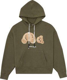 Худи Palm Angels Bear Hoodie &apos;Military Brown&apos;, зеленый