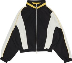 Куртка Rhude Curve Panel Track Jacket &apos;Black/Mustard&apos;, черный