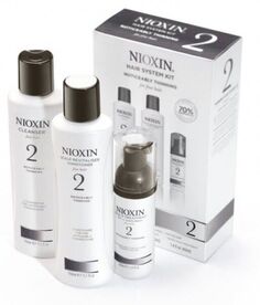 Nioxin System 2 SMALL набор для натуральных и сильно редеющих волос: шампунь, 150 мл + кондиционер, 150 мл + уход, 40 мл