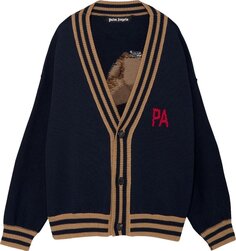 Кардиган Palm Angels Bear Cardigan &apos;Black/Brown&apos;, черный