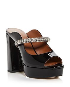 Женские шлепанцы на платформе с украшением Duke KURT GEIGER LONDON