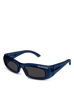 Классические прямоугольные солнцезащитные очки, 57 мм Balenciaga