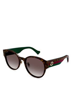 Круглые солнцезащитные очки Web Studi, 56 мм Gucci